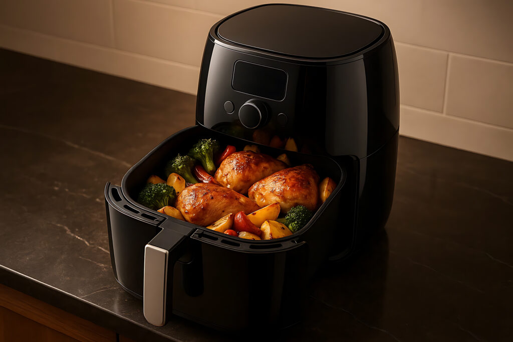 chicken with vegetables in air fryer